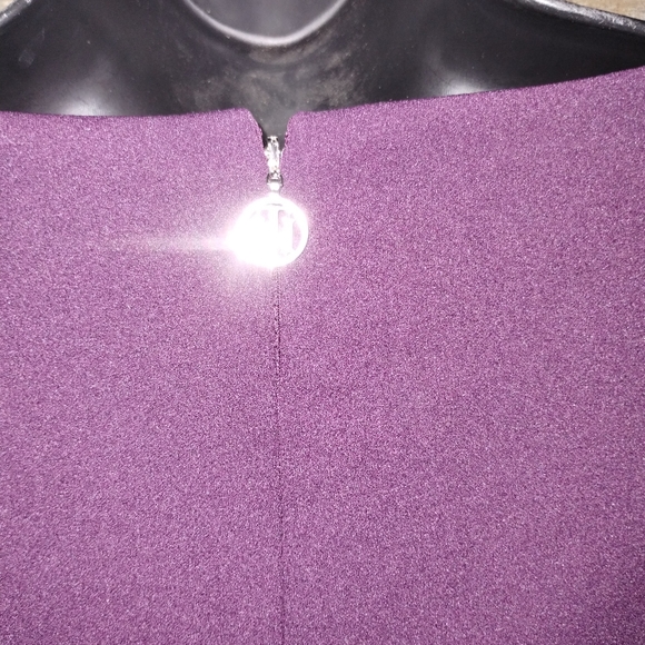 Tommy Hilfiger great condition purple dress gold buttons size six - Picture 4 of 9